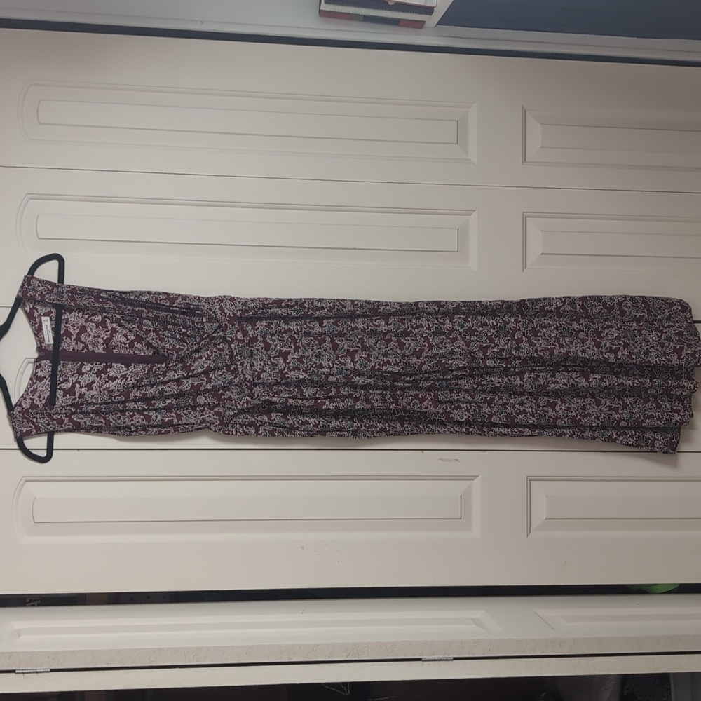Abercrombie & Fitch Viscose Flare Leg Pant Boho One Piece Jumpsuit